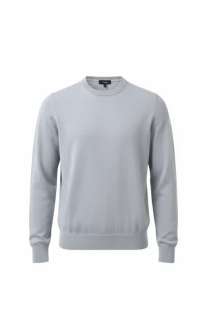Knitted Crew Neck Sweatshirt