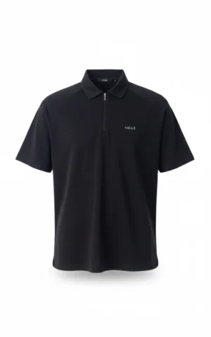 Jenti Raglan Zip Polo Shirt